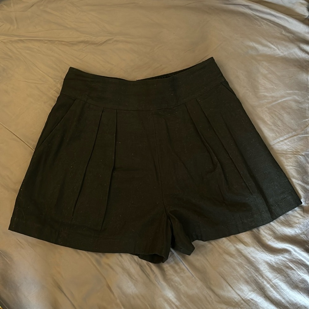 Abercrombie & Fitch Ultra High Rise Linen-Blend Pull-On Short